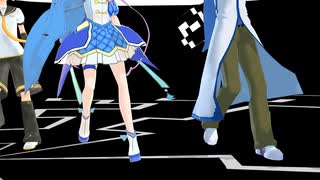 【MMD】ダンシング☆サムライ 　（プリキュアⅹVOCALOID）