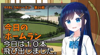 PFBL　7thシーズン　今日のホームラン　第26戦