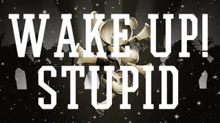 "WAKE UP ! STUPID" POW POW