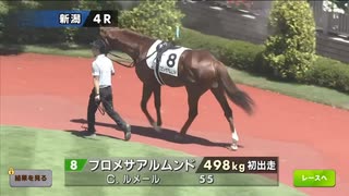 【ウマ娘風】8月3日新潟4R メイクデビュー新潟 2歳新馬～プロメサアルムンドデビュー戦～(2025)