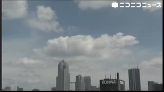 【2025/08/03 4:17～12時間】【64倍速】【音声なし】【ニコニコニュース】台風9号が関東に接近 東銀座LIVEカメラ【2025/8/1】