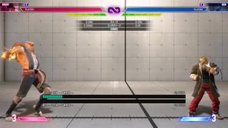 【スト6】サガットの弾コンボ タイガーショット→ODショット×4→SA1