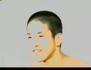 坊主にした三宅健