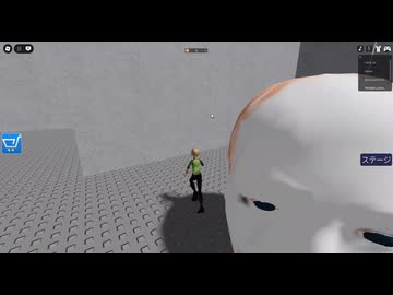 【ゲーム】Roblox 顔から逃げるゲームをやってみた。