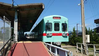 西鉄貝塚線の西鉄新宮駅にて、西鉄電車アイスグリーン50周年を、記念して復刻塗装した西鉄600系を、撮影しました。