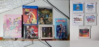 [最新実況]  今月購入したゲームソフト,DVD,CD,書籍 8月号（スマホ撮影）