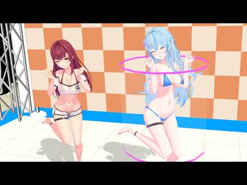 【MMD】水着を忘れたサマーライブ　※反省版【R-18】