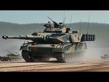 AIを使って拓也県自衛隊の主力戦車を考えてもらう