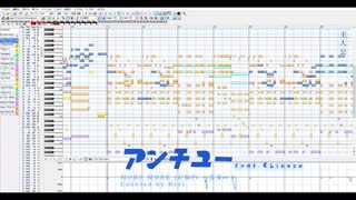 絶対音感持ちが『アンチユー』/ MORE MORE JUMP! ×巡音ルカ　を耳コピしてみた　【DTM】【Domino】
