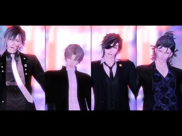 【MMD刀剣乱舞】Ｖ 【実休・長谷部・燭台切・福島】