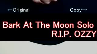 Bark At The Moon Solo