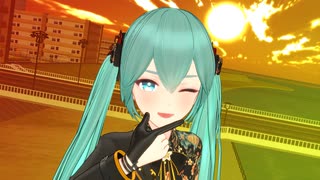 【MMD】moti式華衣装ミク・REM式プロセカ風Pミク・YYB式初音ミクNT「ラグトレイン」