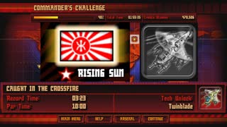 コマンダーチャレンジ5-2：Caught In The Crossfire クリア時間：3分23秒