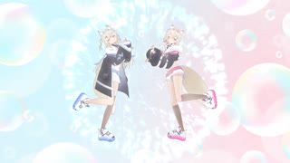 【MMDホロライブ】FUWAMOCOで『バブリン（VOCALOID Ver.）』