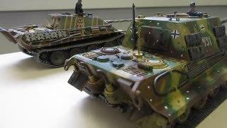 ヤークトタイガー　1/48 TAMIYA &　 ヤークトパンサー　1/48 TAMIYA