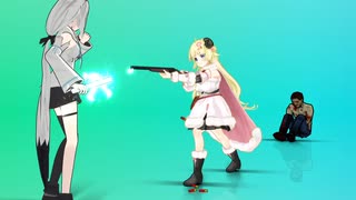 腹にショットガンを受けてしまってな。。。　角巻わため/白上フブキ