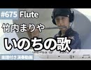 竹内まりや「いのちの歌」をフルートで演奏 楽譜 コード 付き演奏動画
