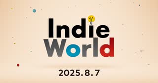 【ニンテンドーダイレクト】Indie World 2025.8.7