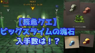 【ウィズダフネ】ビッグスライムの塊石の報酬は！？