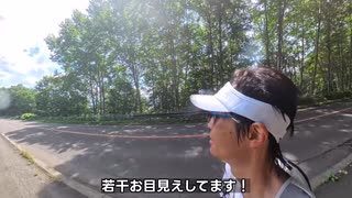 【生声+ゆっくり実況】20代一般ランナー、支笏湖までランニングで行きたい！