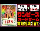 ワンピースカードゲーム 買取相場《113枚/週》｜07月31日～08月07日 ＜500円以上騰落＞ #ワンピカード #ワンピカ #ONEPIECECARDTHEBESTvol.2 #師弟の絆