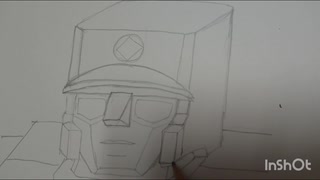 ゴールドライタン(顔だけ)描いてみた