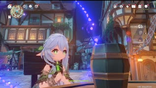 原神　雷電将軍＆エミリエ＆ナヒーダでデイリー任務#５３９。地脈の花