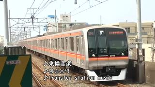 【架空鉄道】もし東京メトロ東西線のアナウンスがソウル地下鉄風だったら