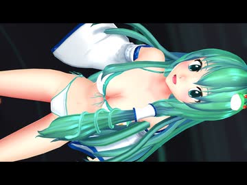 【東方MMD】東風谷早苗「夜もすがら君想ふ」