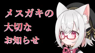 【世界猫の日】メスガキに関する大切なお知らせ【VOICEVOX/小夜】