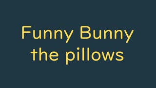 Funny Bunny｜the pillows（↑3.2dB +10.0ms）褐返 かちかえし #203744 ＆ 黄支子色 きくちなしいろ #ffdb4f