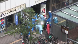 意識不明の男性作業員２人が死亡　重さ約９００キロのエレベーター巻き上げ機が落下する事故　福岡・中央区渡辺通　