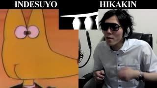 いいんです代 vs HIKAKIN　ボイパ対決 Bad Apple!!