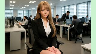 ギャルOLの憂鬱   　（AI生成　SUNO AI 　SORA）