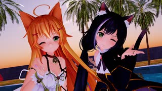 【MMD】『愛包ダンスホール』「エノコログサちゃん＆キャルちゃん」