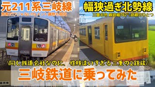 《三岐鉄道》三岐線&北勢線 同じ会社なのに別モノ路線だった《元211系》