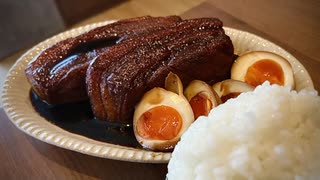 【でっかい角煮、でかく煮】誕生日を祝う、妻のしもべ