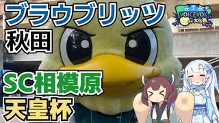 【サッカー】SC相模原サポーターによるブラウブリッツ秋田戦天皇杯観戦記【VOICEVOX4周年文化祭】