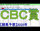 【競馬予想】2025「CBC賞(GⅢ)」