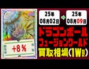 ドラゴンボールフュージョンワールド 買取相場《114枚/週》｜08月02日～08月09日 ＜100円以上騰落＞ #ドラゴンボール #MANGABOOSTER01