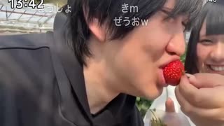 【ぜんかちゃん】JCまいとイチゴ狩り
