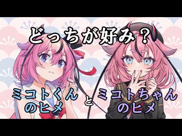 ミコトくんのヒメとミコトちゃんのヒメ