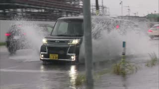 福岡県で再び線状降水帯発生 各地で土砂崩れや道路冠水　山陽新幹線の運転見合わせも