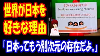 【海外の反応】 日本の 駅で 撮影された 映像に 海外が 感動！ 「日本人って自然に対して本当に敬意を持っているよね。」