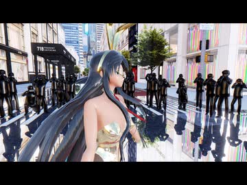 【Ray-mmd】バニー大淀がストリート交差点でラビットホール