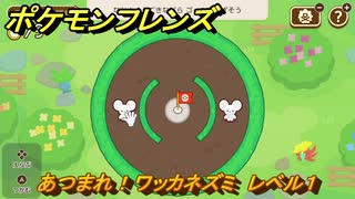ポケモンフレンズ　あつまれ！ワッカネズミ　レベル１　脳トレひらめき問題　＃３７　【PokemonFriends】