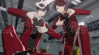 【にじさんじMMD】LADY CRAZY【三枝明那/夢追翔】