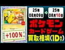ポケカ 買取相場《51枚/1日》｜08月09日～08月10日 ＜20円以上騰落＞ #ポケモンカードゲーム #メガブレイブ #メガシンフォニア #ロケット団の栄光