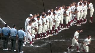広陵高校 勝利の瞬間と試合終了後の握手【夏の甲子園2025 広陵 対 旭川志峯2025年8月7日】