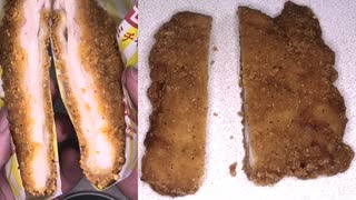 ファミリーマートのざっくり40%増量したファミチキを食べました。　#ファミリーマート #ざっくり40%増量 #ファミチキ